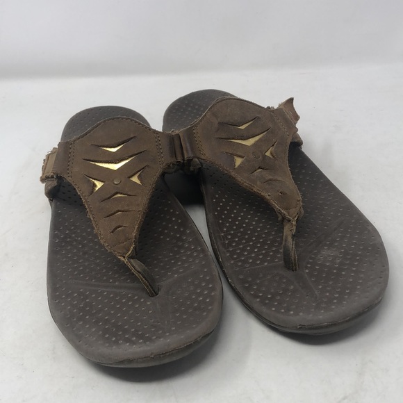 Skechers Raggae Sunshine Leather Flip Flop Sandals - Picture 2 of 11
